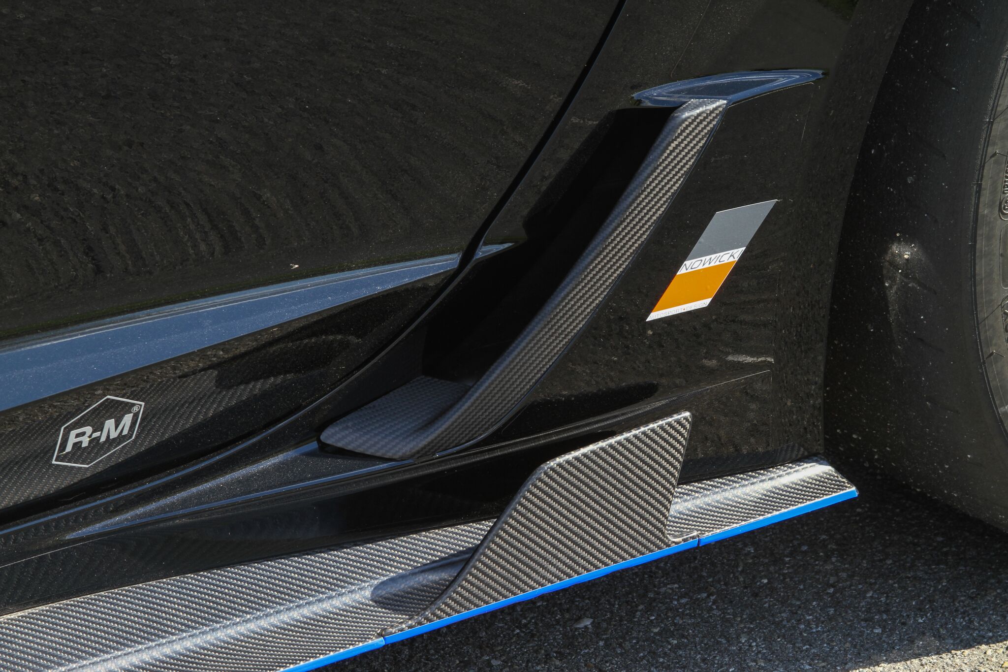C7 Corvette ConceptZ Supercharged Z06 Nowicki Carbon Fiber Rear Brake Cooling Ducts, Pair
